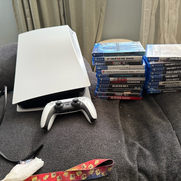 Sony PS5 Console White and Black with DualSense Controller